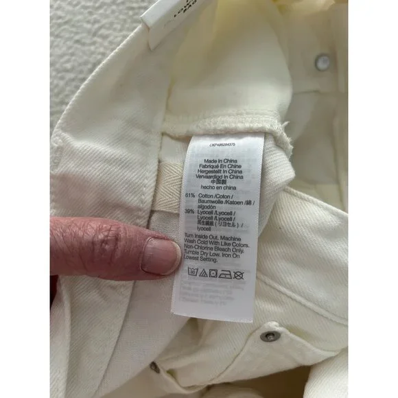 Madewell Low-Slung Baggy Jean: Airy Denim Edition Vintage Canvas Women's Sz 30 - Picture 11 of 16